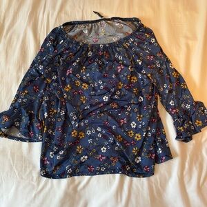 Tiffany&Grey floral long sleeve Blouse